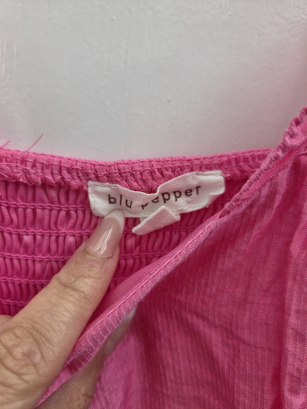 Pink Ruffle Strap Sundress - Picture 4 of 7